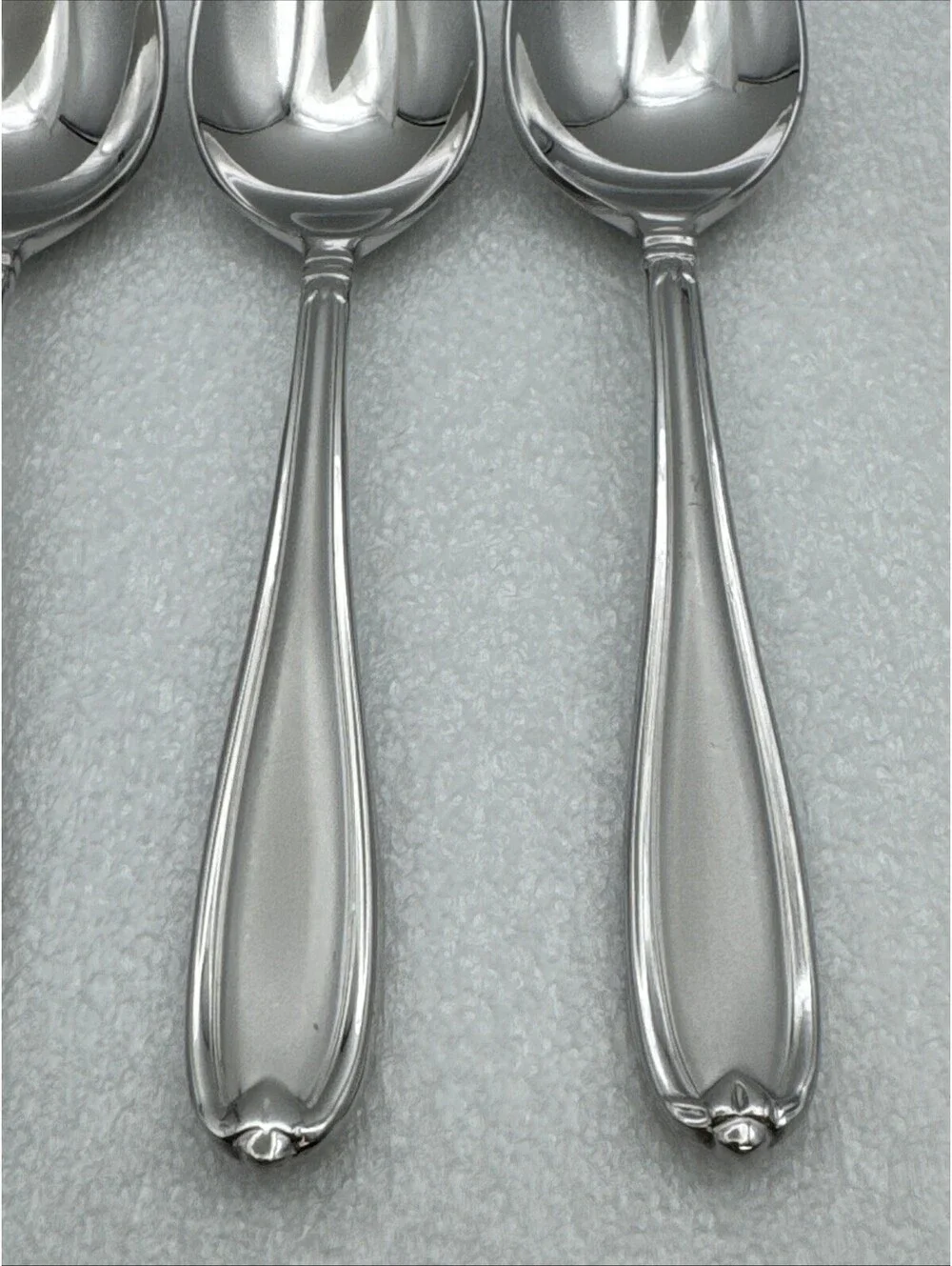 Princess House BARRINGTON 4 Teaspoons 18/10 Stainless Steel Flatware 6-1/4”